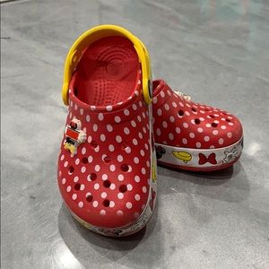 Excellent used condition Disney Crocs sz C 11